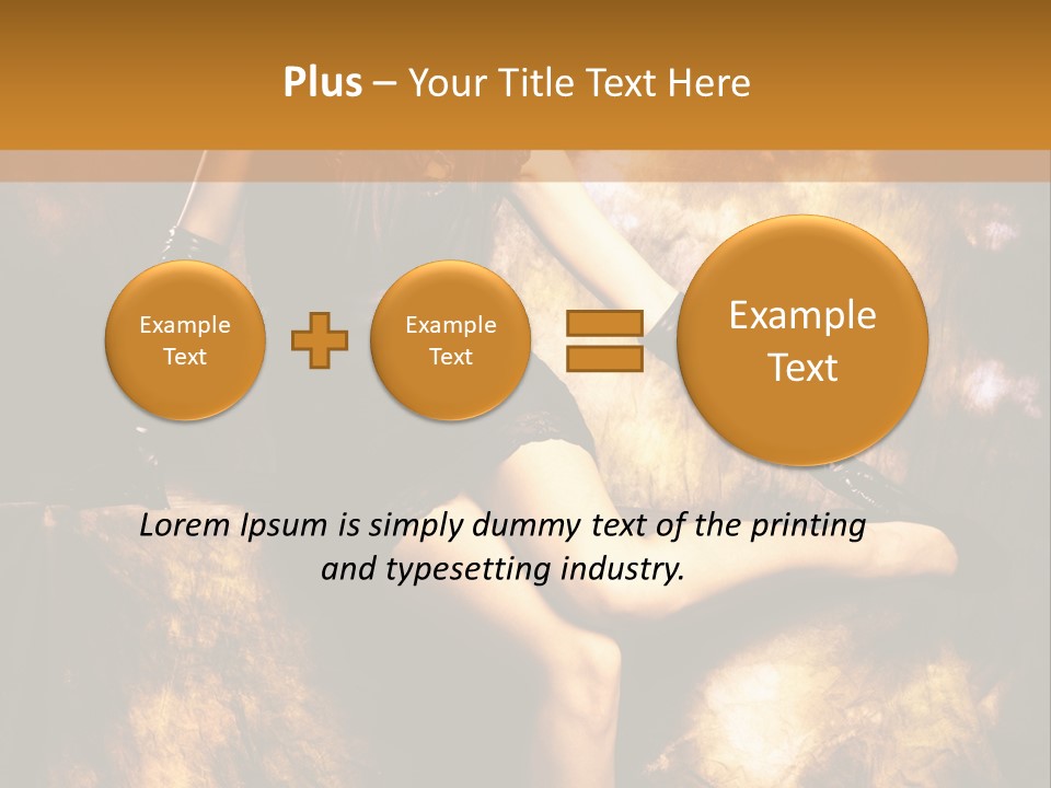 Young Eyes Face PowerPoint Template