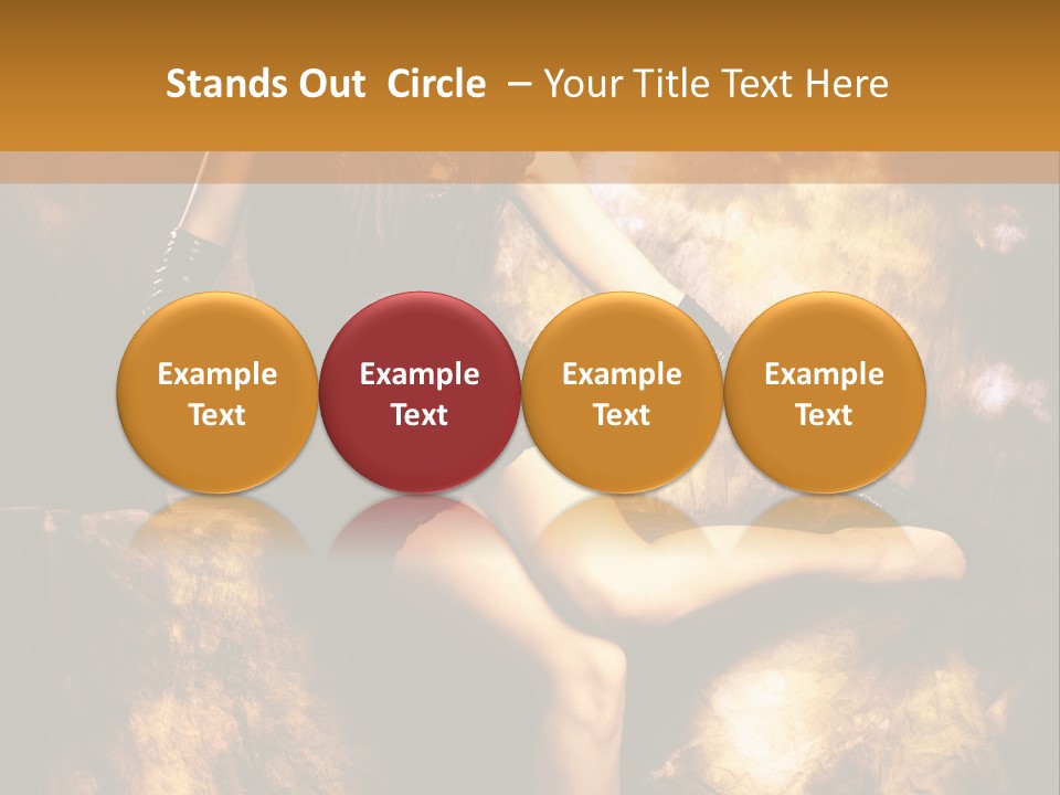 Young Eyes Face PowerPoint Template