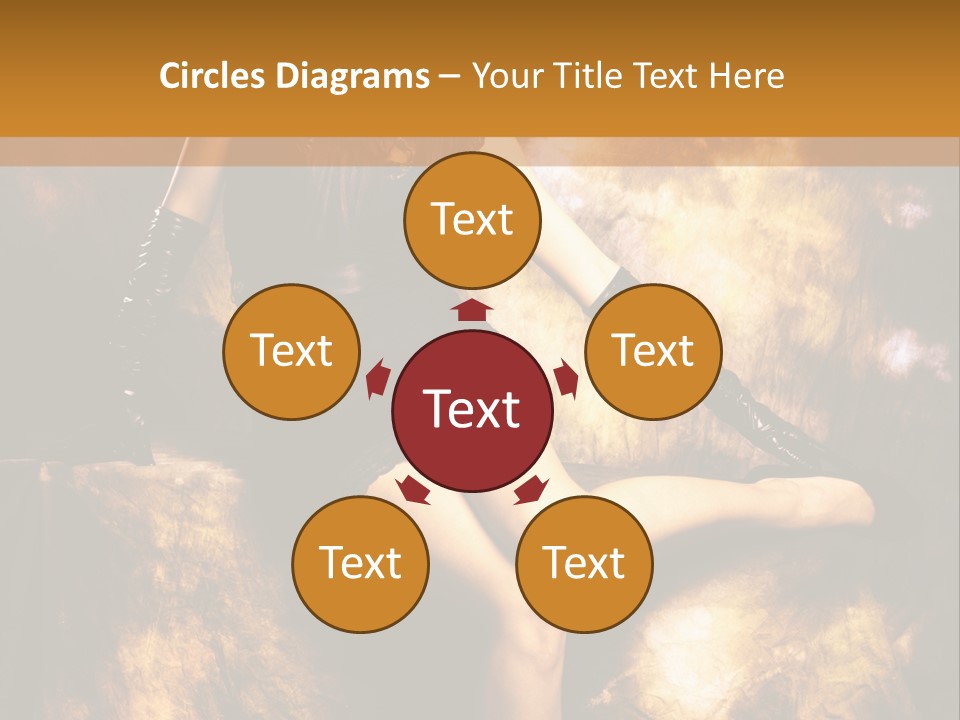 Young Eyes Face PowerPoint Template