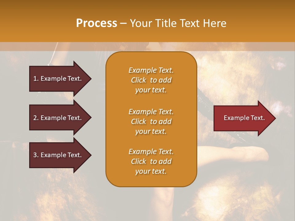 Young Eyes Face PowerPoint Template