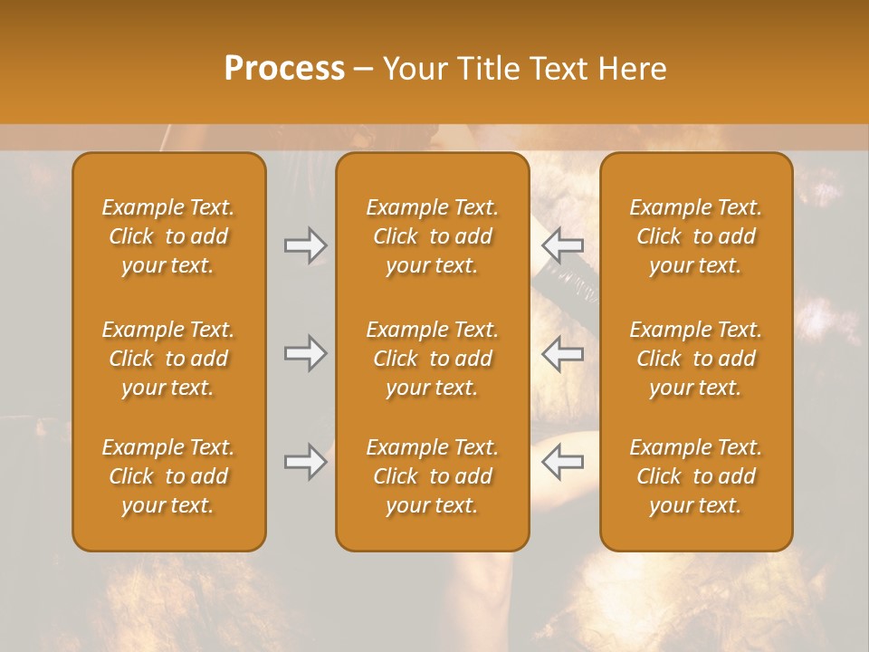 Young Eyes Face PowerPoint Template
