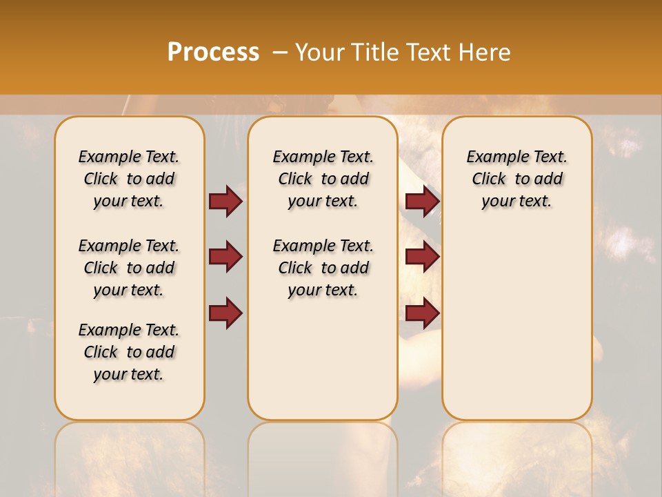 Young Eyes Face PowerPoint Template