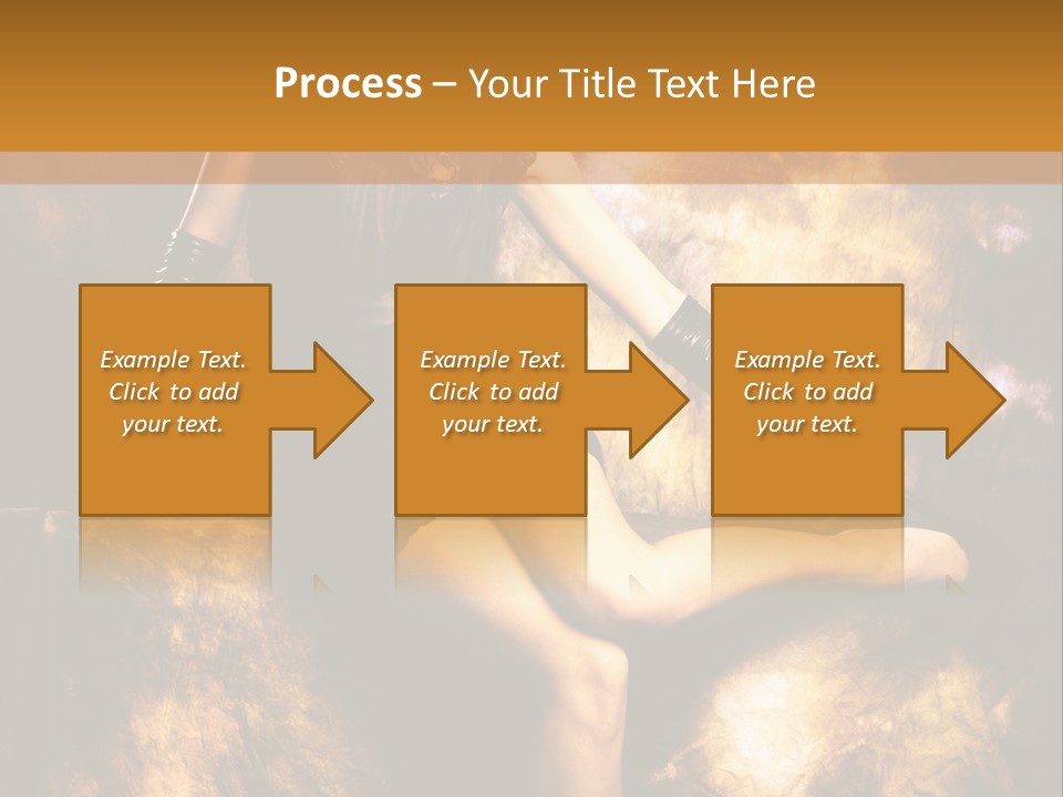 Young Eyes Face PowerPoint Template
