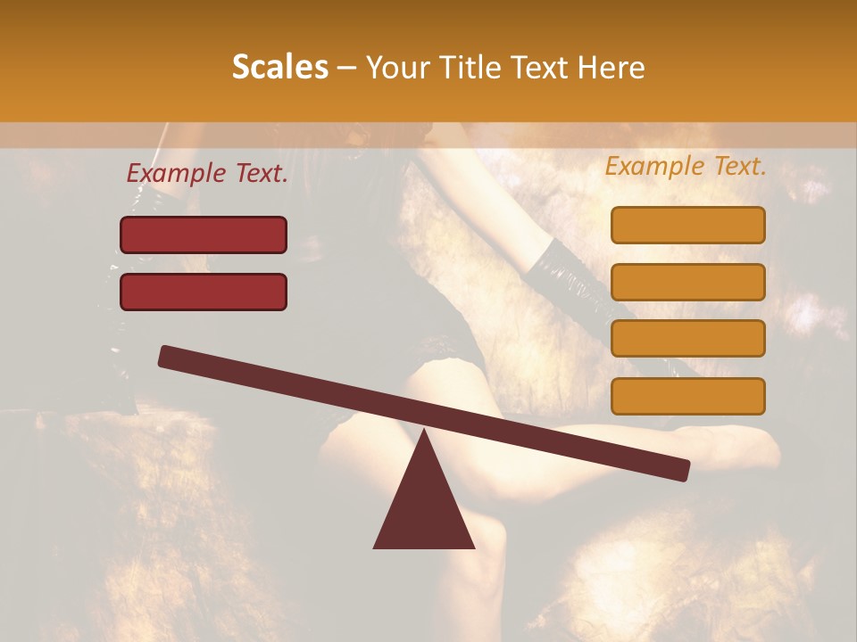 Young Eyes Face PowerPoint Template