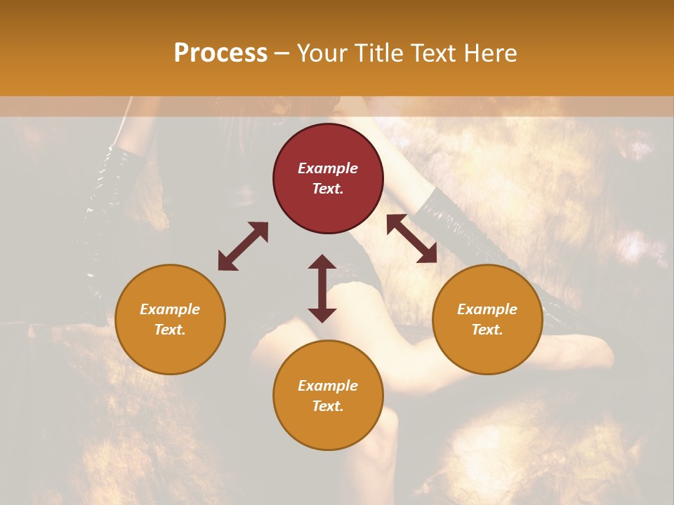Young Eyes Face PowerPoint Template