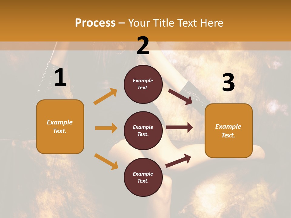 Young Eyes Face PowerPoint Template