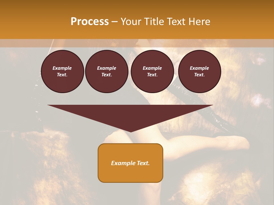 Young Eyes Face PowerPoint Template