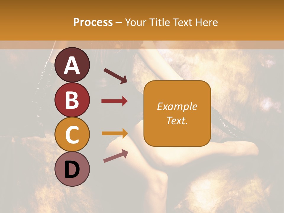 Young Eyes Face PowerPoint Template