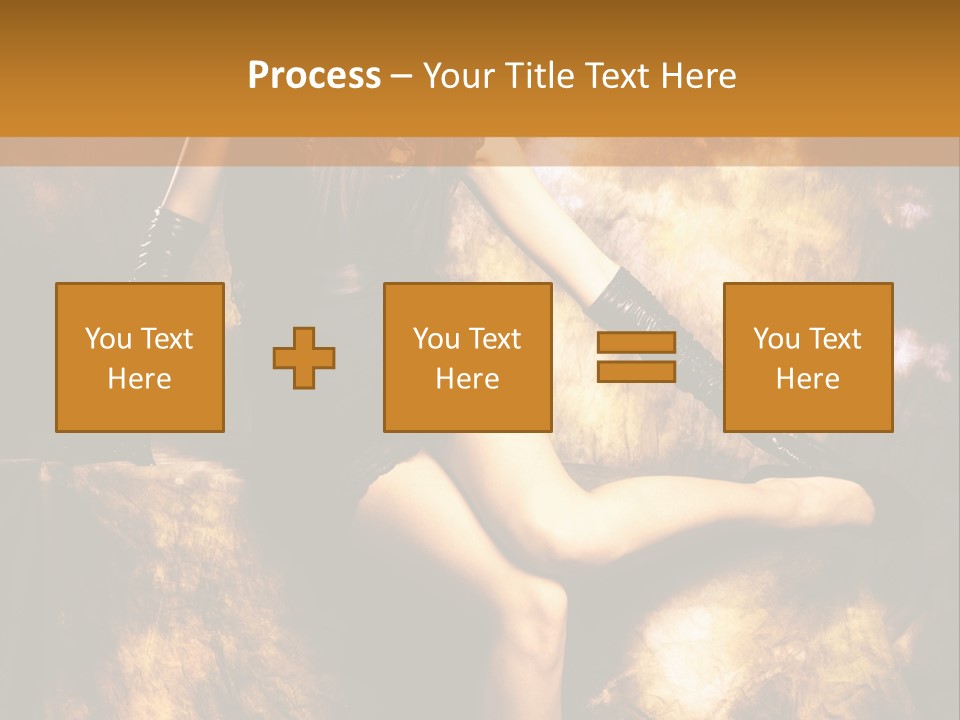 Young Eyes Face PowerPoint Template