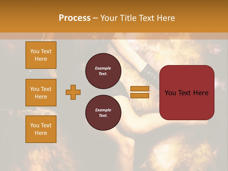 Young Eyes Face PowerPoint Template