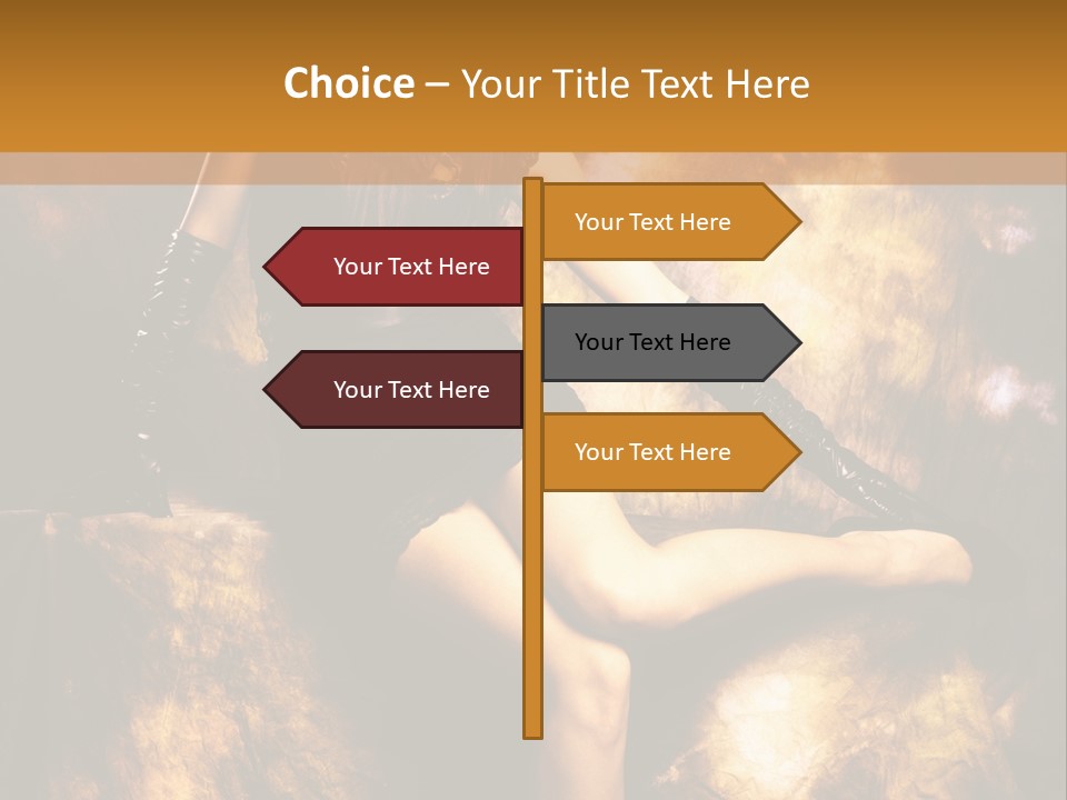 Young Eyes Face PowerPoint Template