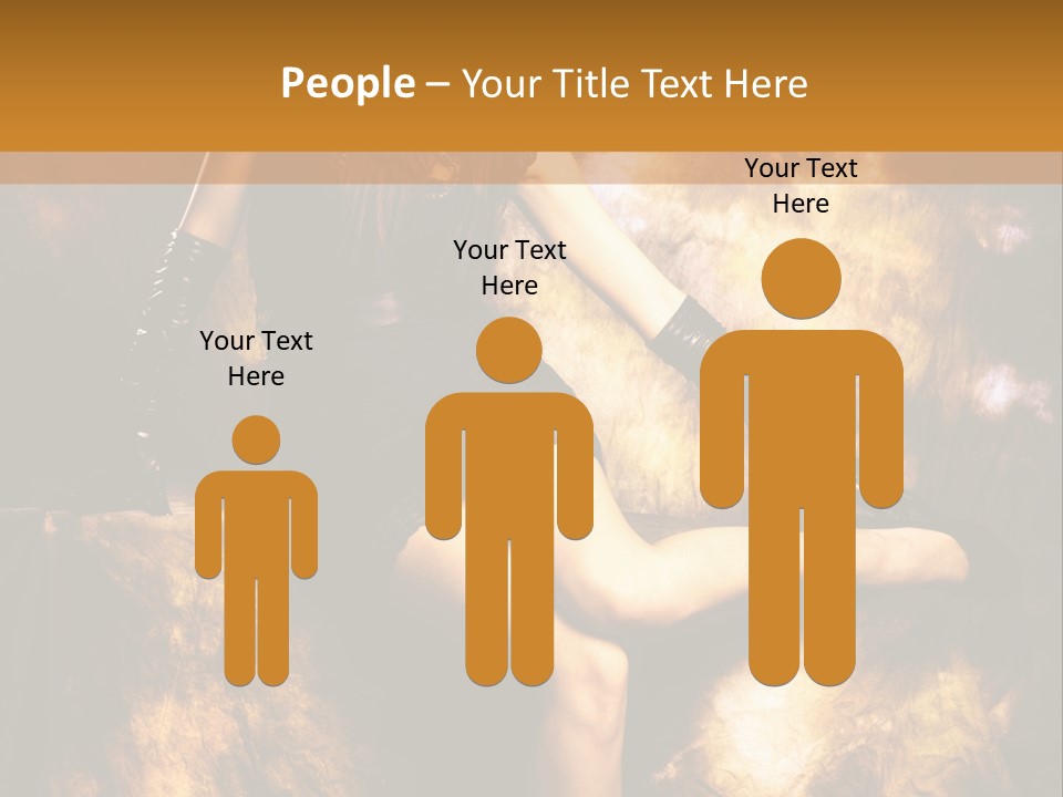 Young Eyes Face PowerPoint Template