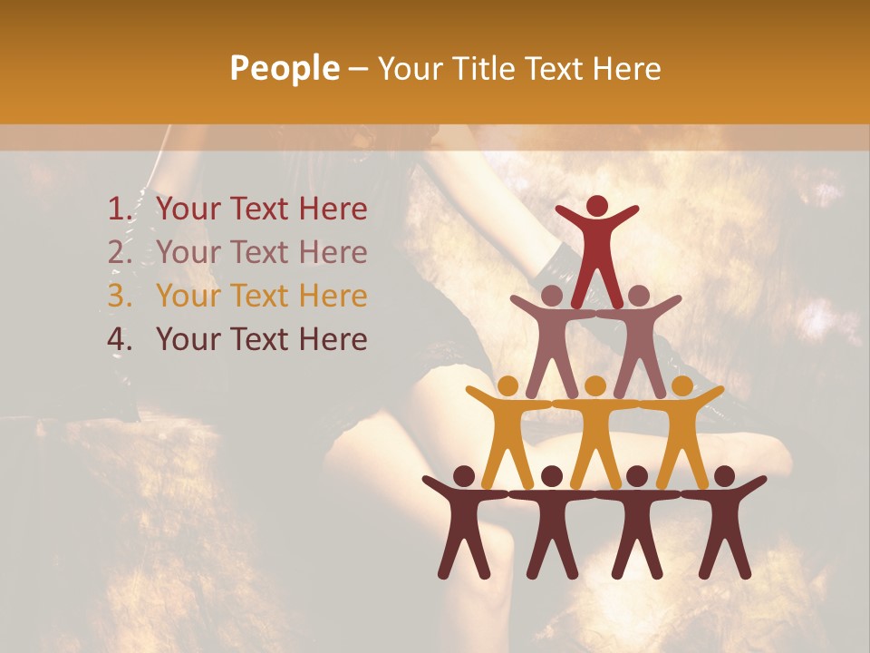 Young Eyes Face PowerPoint Template