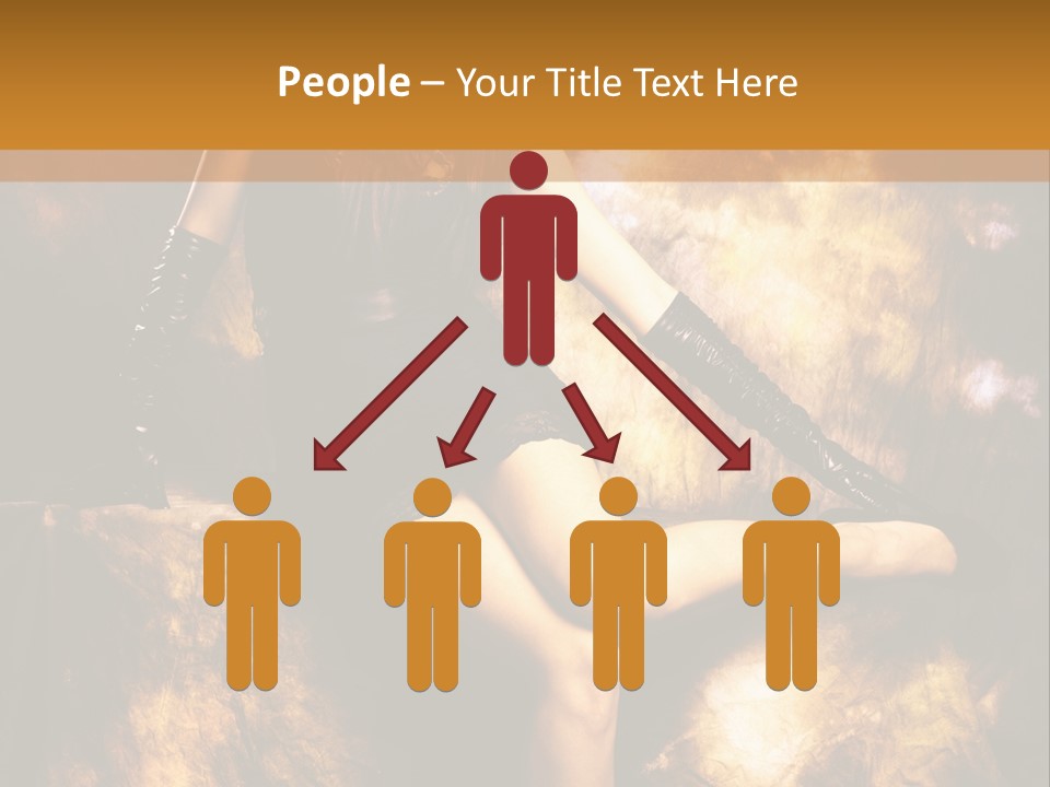 Young Eyes Face PowerPoint Template