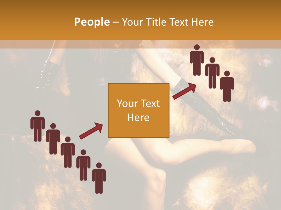 Young Eyes Face PowerPoint Template