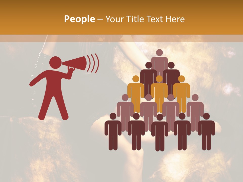 Young Eyes Face PowerPoint Template