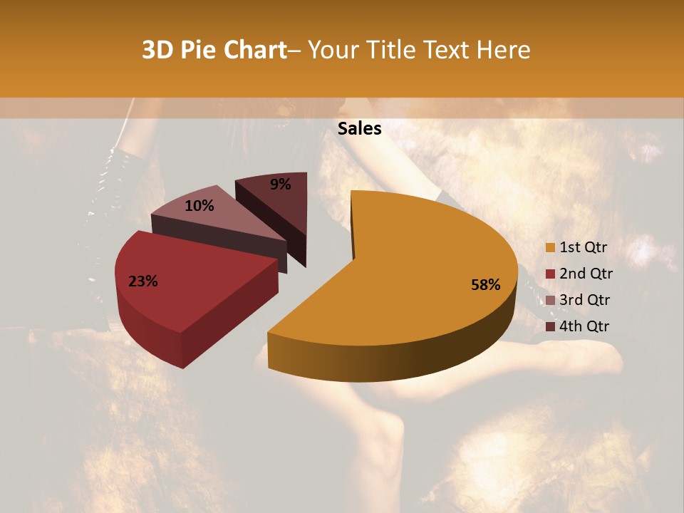 Young Eyes Face PowerPoint Template