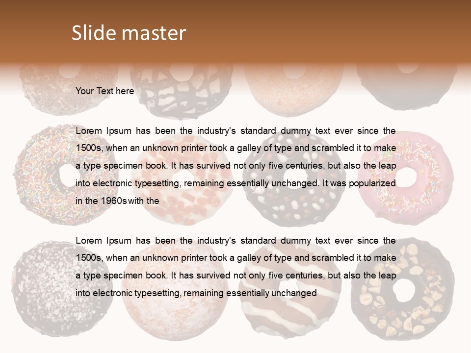 Donuts Names PowerPoint Template
