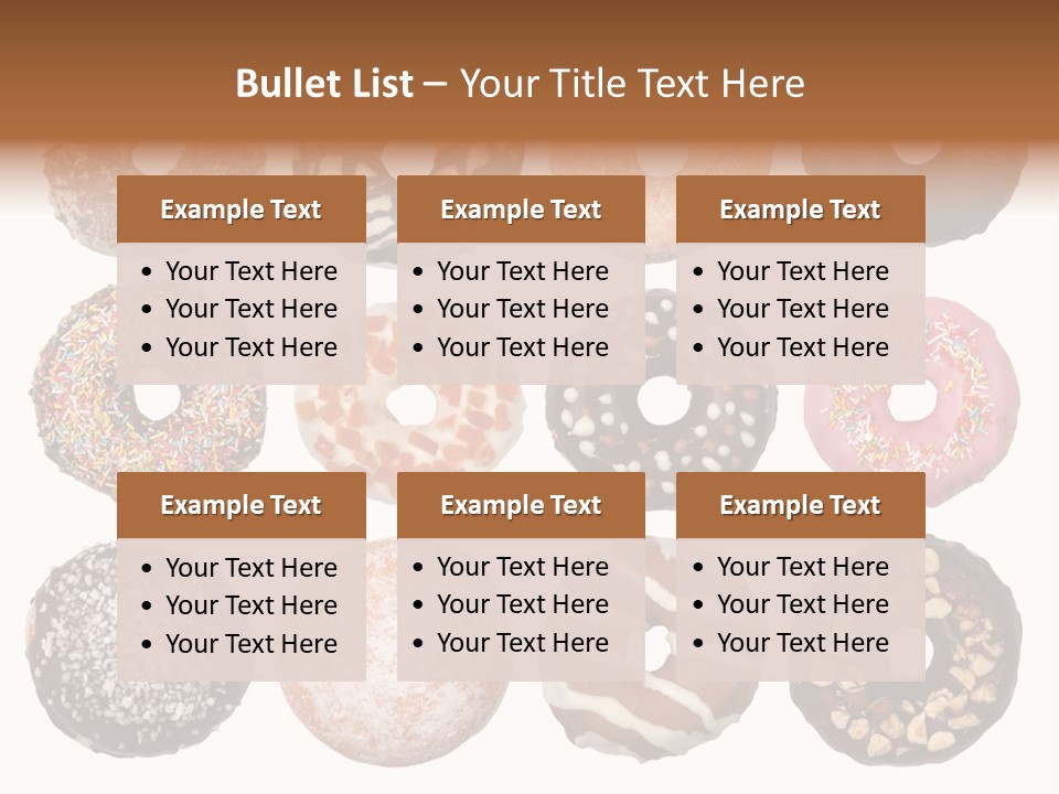 Donuts Names PowerPoint Template