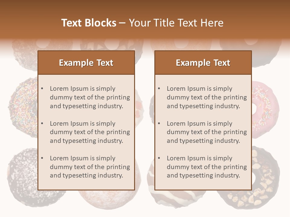 Donuts Names PowerPoint Template