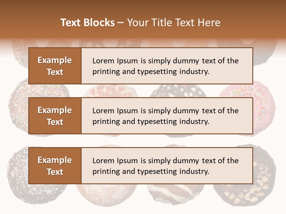 Donuts Names PowerPoint Template