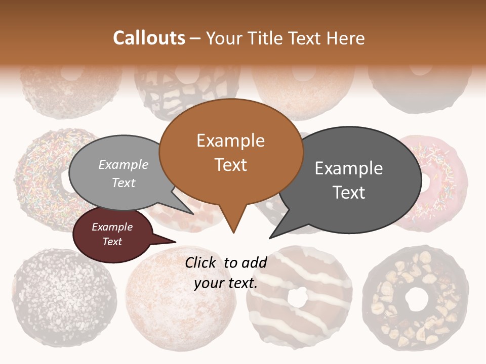 Donuts Names PowerPoint Template