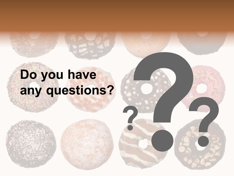 Donuts Names PowerPoint Template