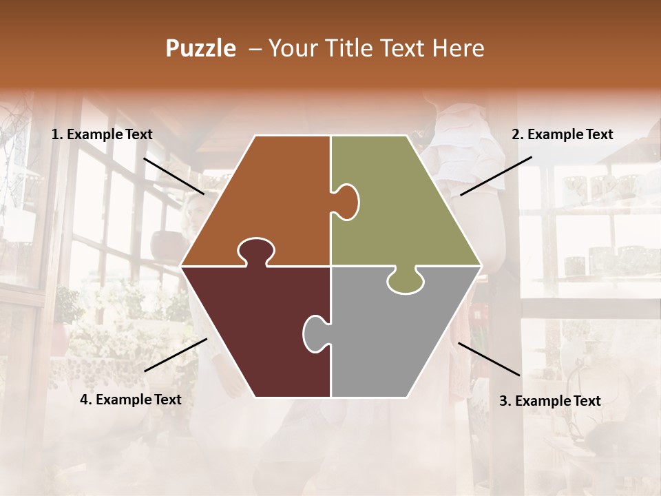 Sun Romantic Closeup PowerPoint Template