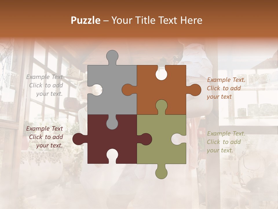 Sun Romantic Closeup PowerPoint Template