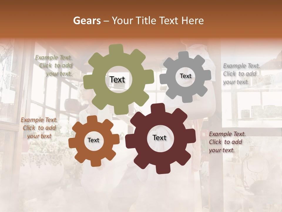 Sun Romantic Closeup PowerPoint Template