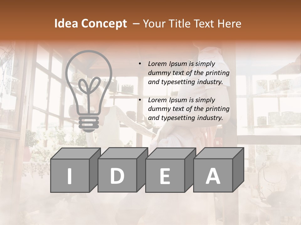 Sun Romantic Closeup PowerPoint Template