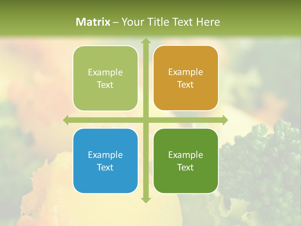Food Lettuce Green PowerPoint Template