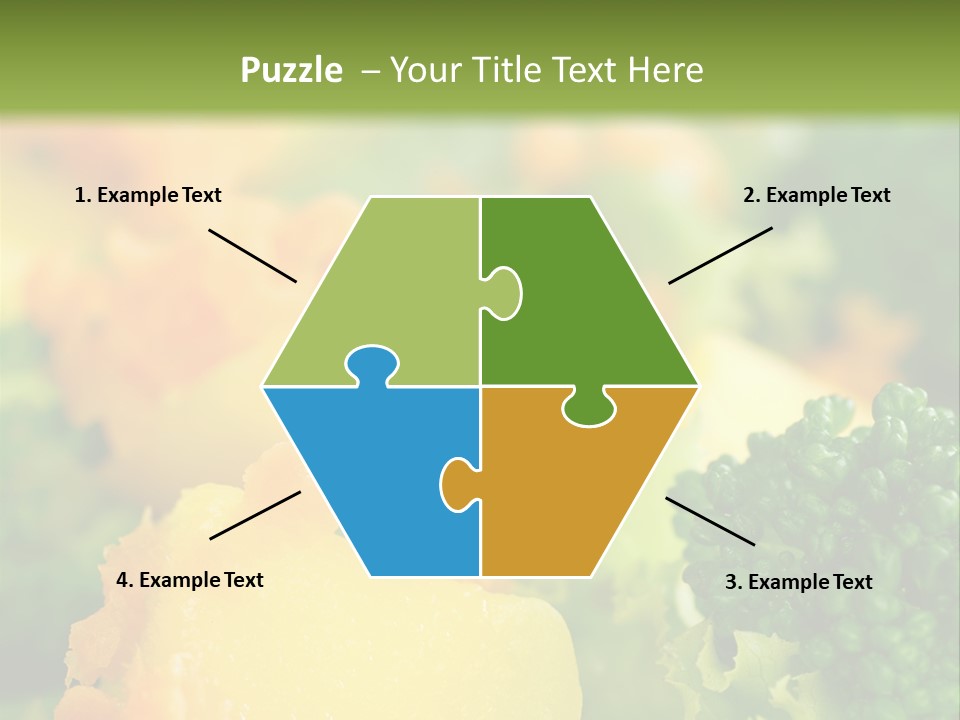 Food Lettuce Green PowerPoint Template