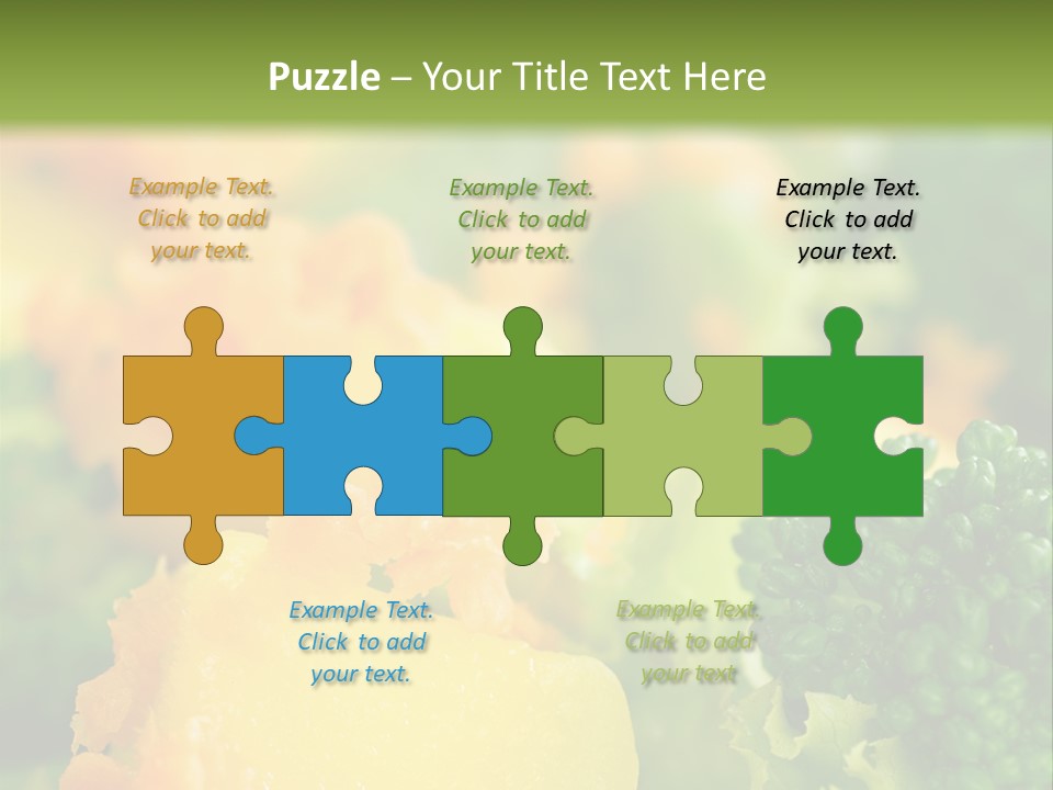 Food Lettuce Green PowerPoint Template