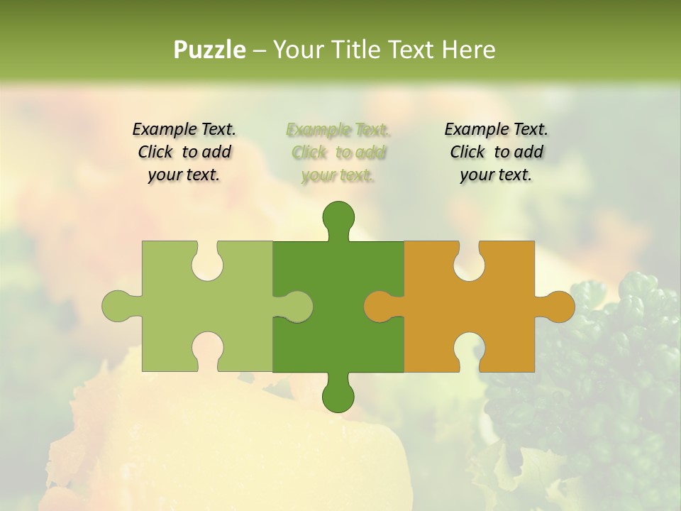 Food Lettuce Green PowerPoint Template