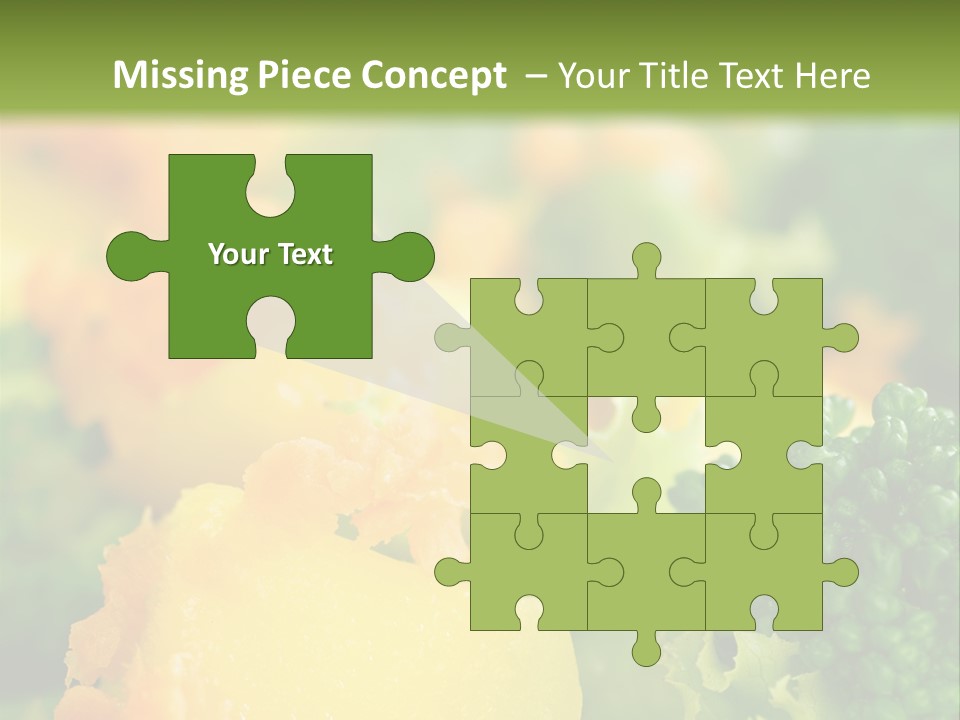 Food Lettuce Green PowerPoint Template