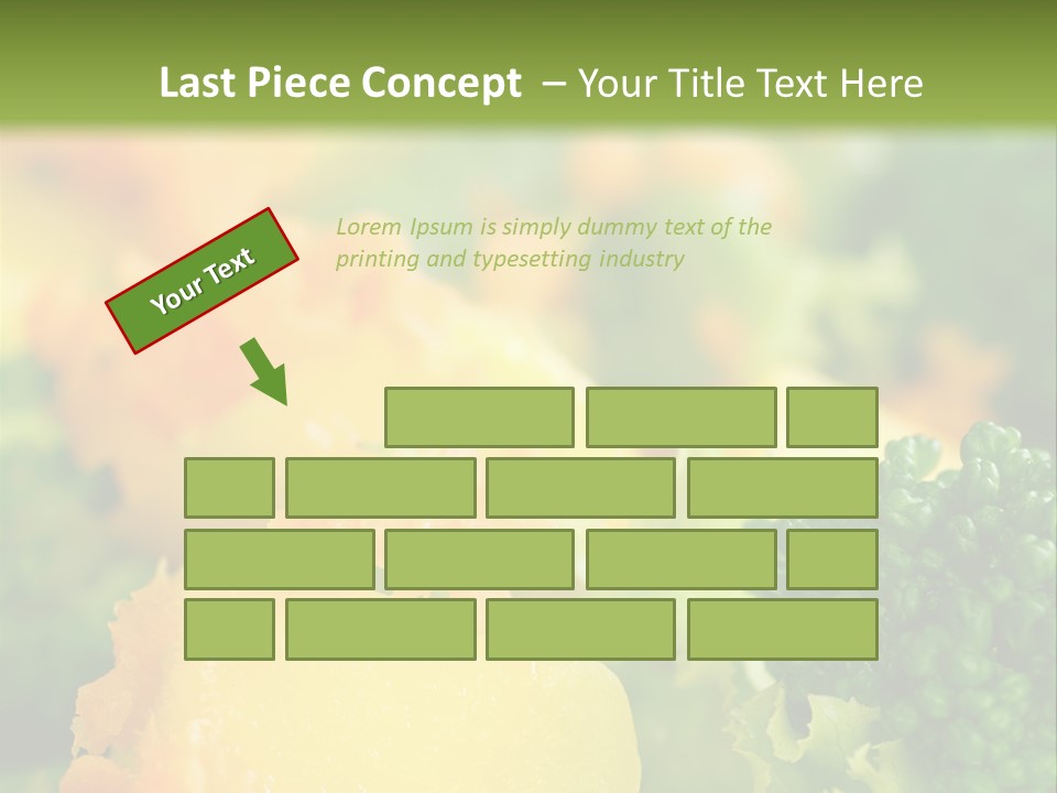 Food Lettuce Green PowerPoint Template