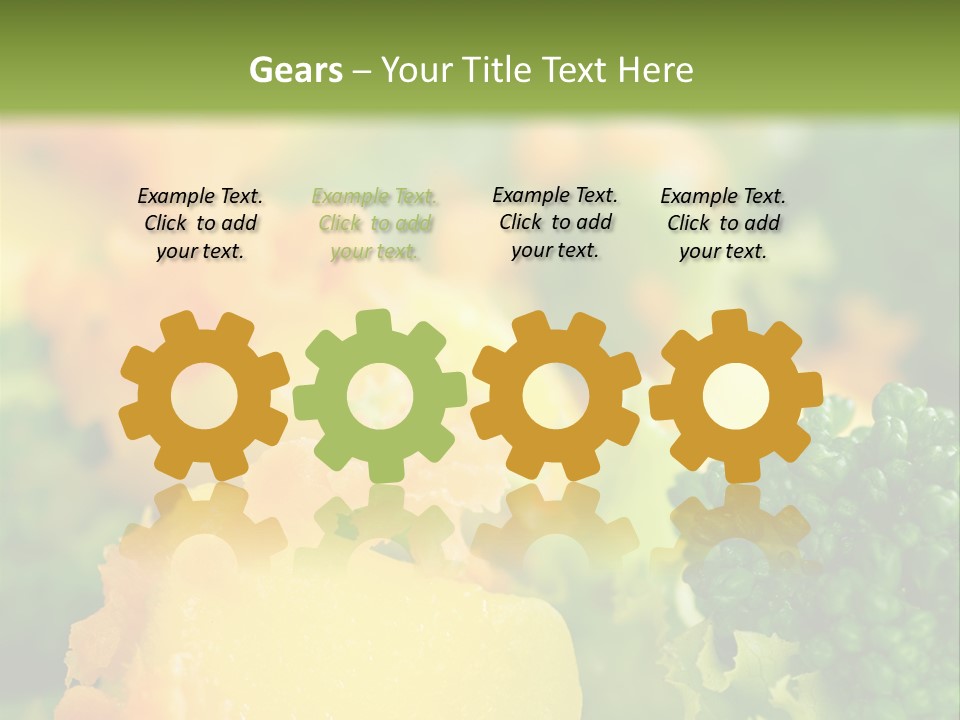 Food Lettuce Green PowerPoint Template