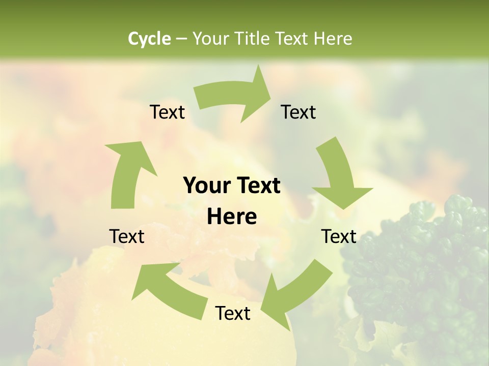 Food Lettuce Green PowerPoint Template