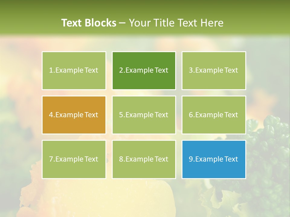 Food Lettuce Green PowerPoint Template