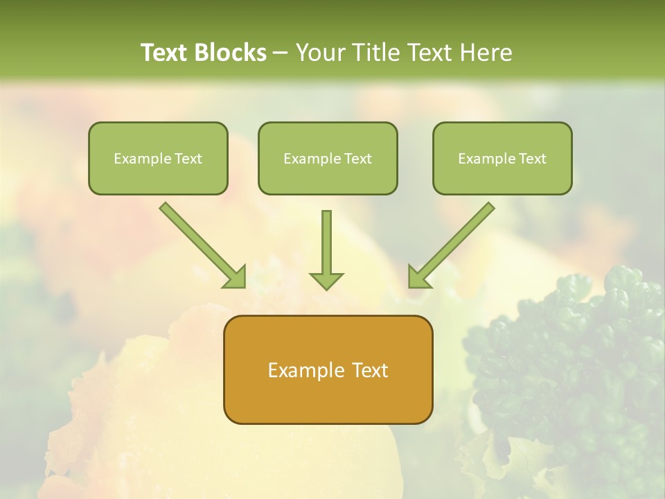 Food Lettuce Green PowerPoint Template