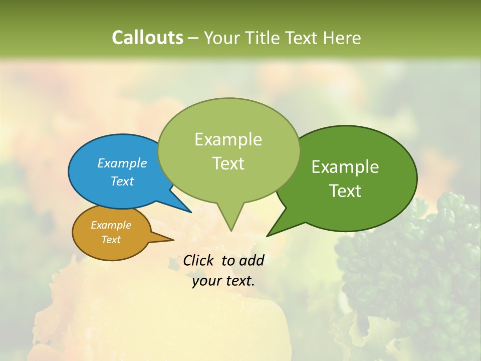 Food Lettuce Green PowerPoint Template