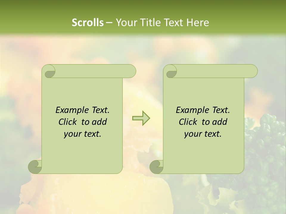Food Lettuce Green PowerPoint Template