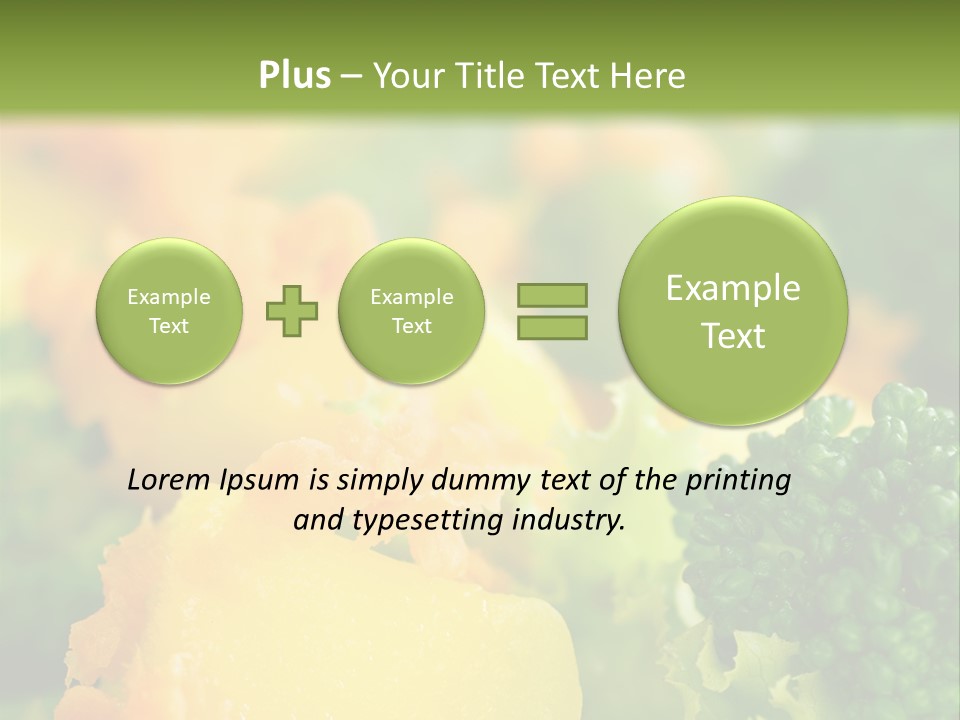 Food Lettuce Green PowerPoint Template