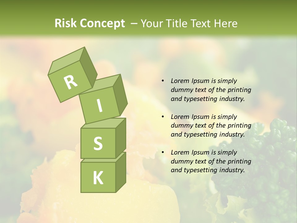 Food Lettuce Green PowerPoint Template