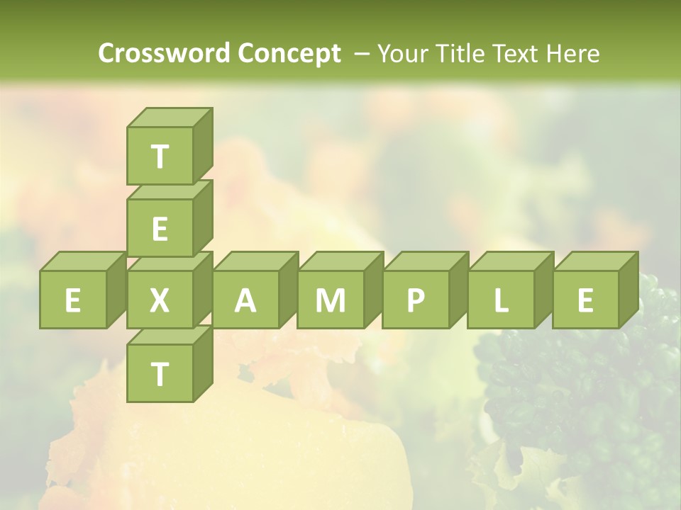 Food Lettuce Green PowerPoint Template