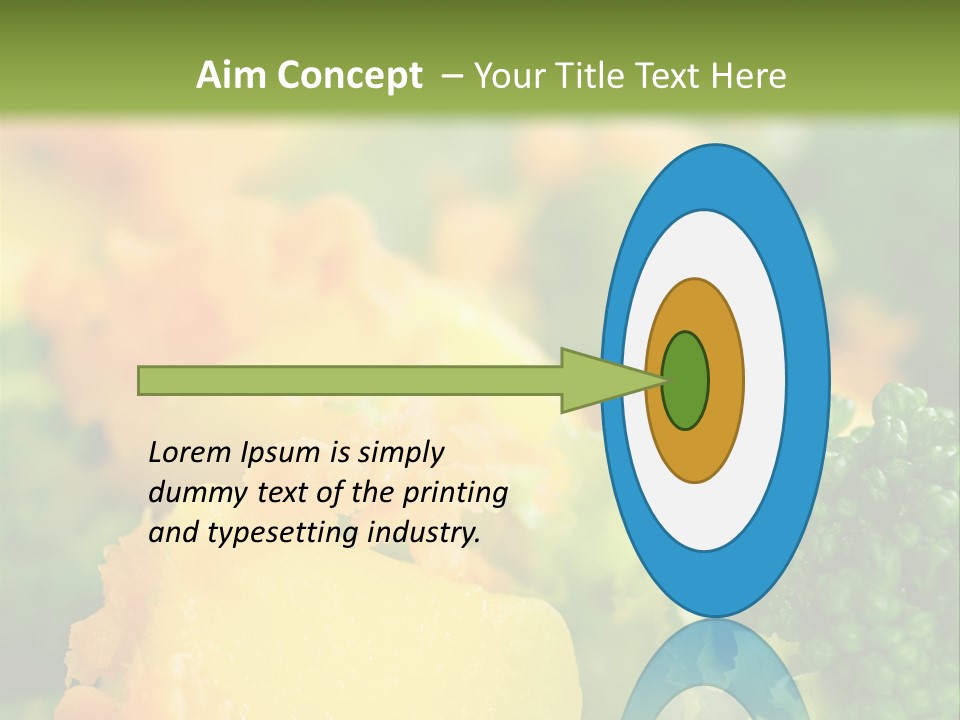 Food Lettuce Green PowerPoint Template