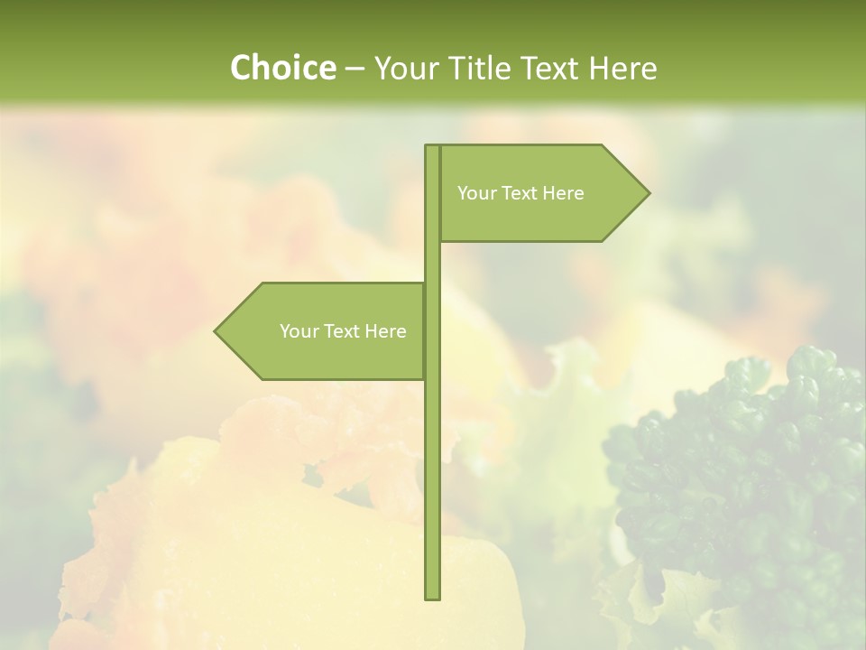 Food Lettuce Green PowerPoint Template