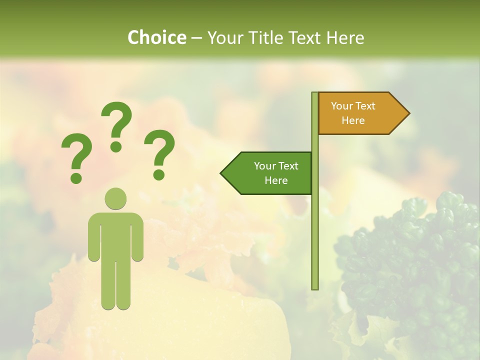 Food Lettuce Green PowerPoint Template