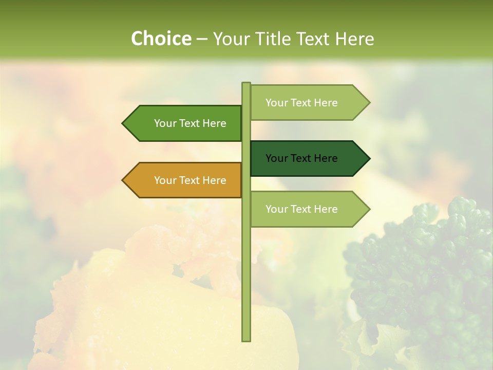 Food Lettuce Green PowerPoint Template